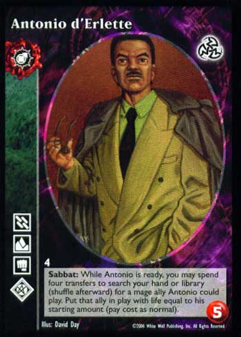 Antonio d'Erlette - Tremere Antitribu - Vampire VTES - Imagen 3 de 3