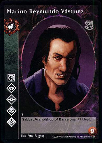 Marino Reymundo Vasquez - Tremere Antitribu - Vampire VTES - Imagen 2 de 3