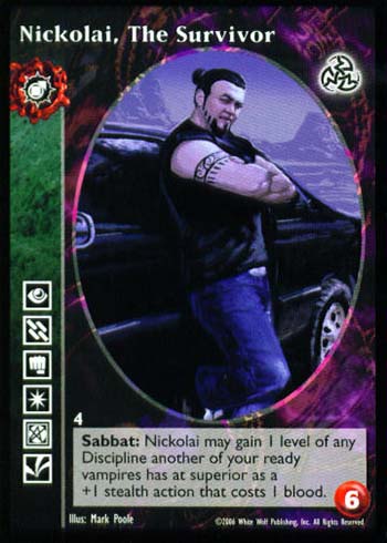 Nickolai, The Survivor - Tremere Antitribu - Vampire VTES - Imagen 2 de 3
