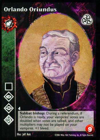 Orlando Oriundus - Tremere Antitribu - Vampire VTES - Imagen 7 de 8