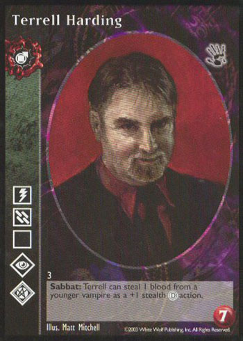 Terrell Harding - Tremere Antitribu - Vampire VTES - Imagen 2 de 3