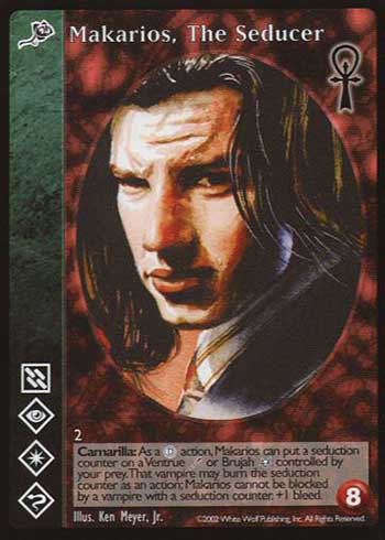 Makarios, The Seducer - Toreador - Vampire VTES - Picture 3 of 3