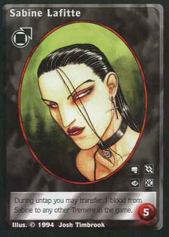Sabine Lafitte - Tremere - Vampire VTES - Imagen 2 de 4