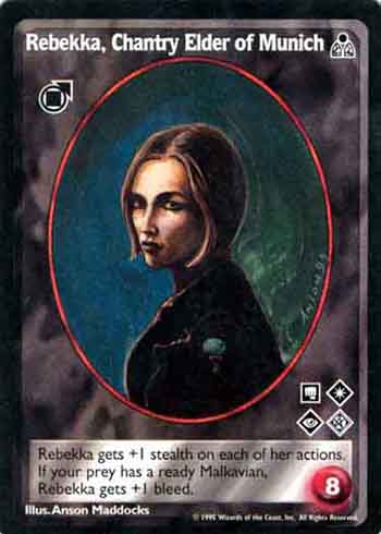 Rebekka, Chantry Elder of Munich - Tremere - Vampire VTES - Imagen 7 de 8