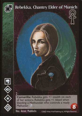 Rebekka, Chantry Elder of Munich - Tremere - Vampire VTES - Imagen 8 de 8