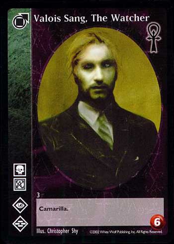 Valois Sang, The Watcher - Tremere - Vampire VTES - Imagen 2 de 3