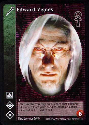 Edward Vignes - Ventrue - Vampire VTES - Imagen 2 de 3