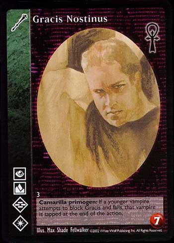 Gracis Nostinus - Ventrue - Vampire VTES - Picture 2 of 3