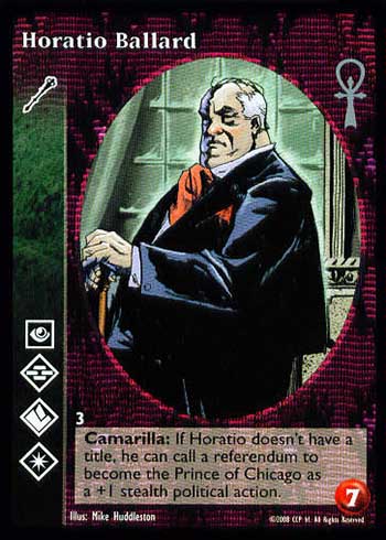 Horatio Ballard - Ventrue - Vampire VTES - Picture 8 of 8