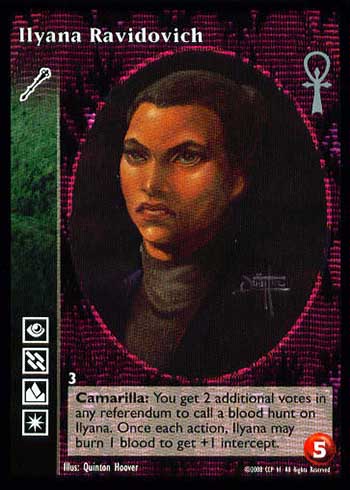 Ilyana Ravidovich - Ventrue - Vampire VTES - Picture 4 of 4