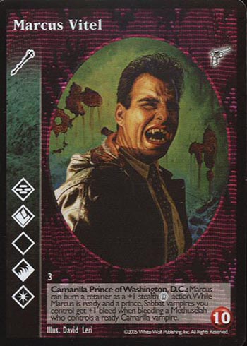 Marcus Vitel - Ventrue - Vampire VTES - Picture 8 of 10