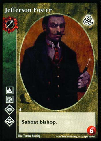 Jefferson Foster - Ventrue Antitribu - Vampire VTES - Imagen 2 de 3