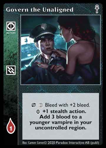 Govern the Unaligned - Action - Vampire VTES - Picture 17 of 21