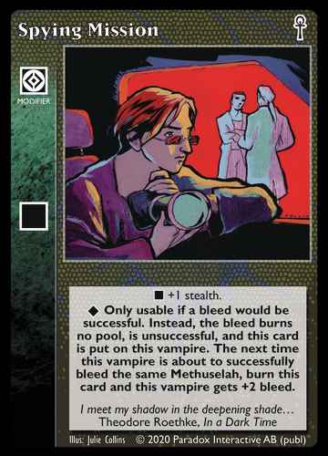 Spying Mission - Action Modifier - Vampire VTES - Picture 9 of 10