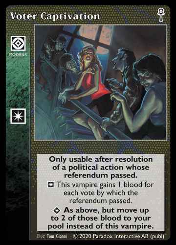 Voter Captivation - Action Modifier - Vampire VTES - Picture 15 of 18