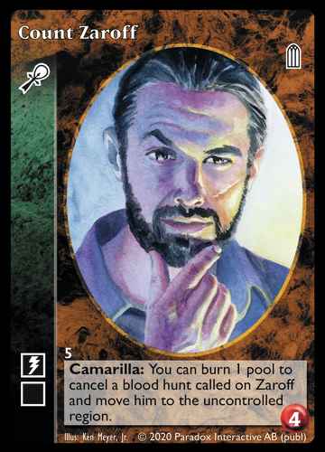 Count Zaroff - Caitiff - Vampire VTES - Picture 8 of 8