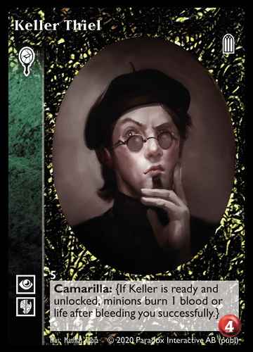 Keller Thiel - Malkavian - Vampire VTES - Picture 3 of 3