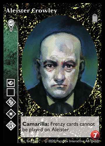 Aleister Crowley - Malkavian - Vampire VTES - Picture 8 of 8