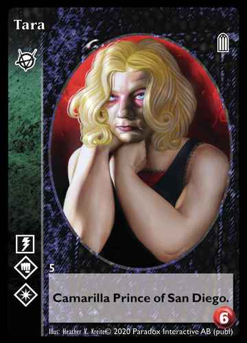 Tara - Brujah - Vampire VTES - Imagen 3 de 3
