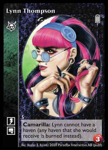 Lynn Thompson - Brujah - Vampire VTES - Imagen 3 de 3