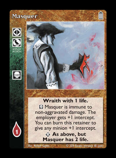 Masquer (Wraith) - Retainer - Vampire VTES - Imagen 2 de 3