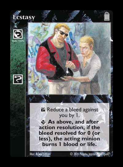 Ecstasy - Reaction - Vampire VTES - Imagen 10 de 10