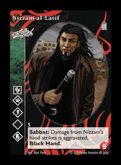 Nizzam al-Latif - Assamite - Vampire VTES - Imagen 2 de 3