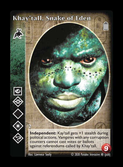 Khay'tall, Snake of Eden - Followers of Set - Vampire VTES - Bild 2 von 3