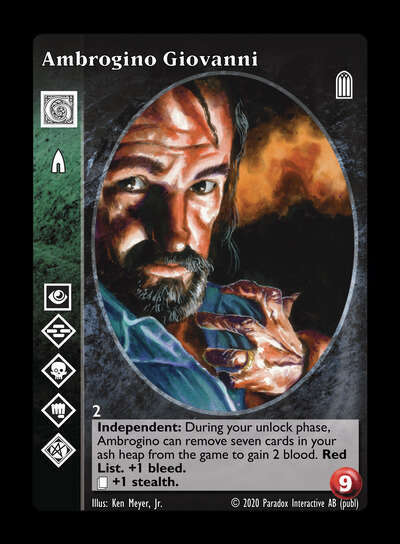 Ambrogino Giovanni (ADV) - Giovanni - Vampire VTES - Imagen 2 de 3