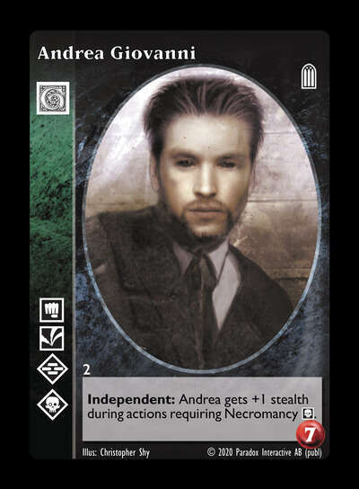 Andrea Giovanni - Giovanni - Vampire VTES - Imagen 2 de 3