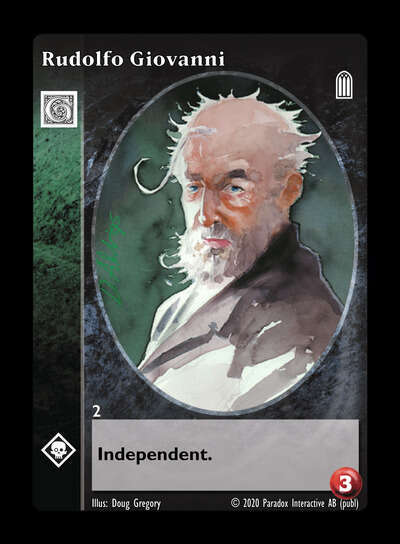 Rudolfo Giovanni - Giovanni - Vampire VTES - Imagen 9 de 9