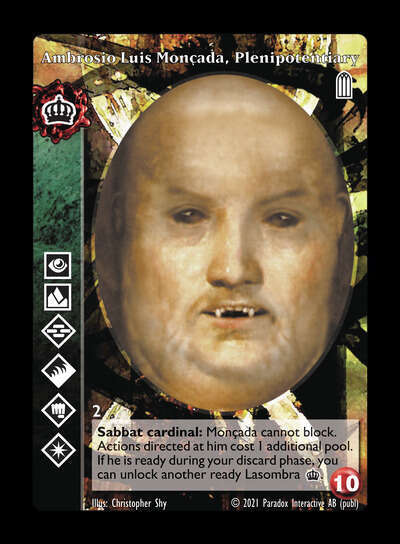 Ambrosio Luis Moncada, Plenipotentiary - Lasombra - Vampire VTES - Picture 7 of 8
