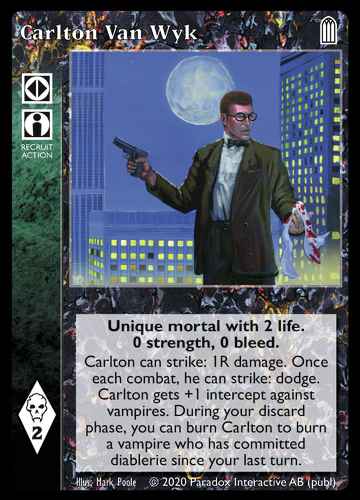 Carlton Van Wyk (Hunter) - Ally - Vampire VTES - Imagen 10 de 10