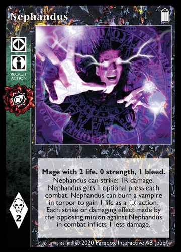 Nephandus (Mage) - Ally - Vampire VTES - Imagen 5 de 5