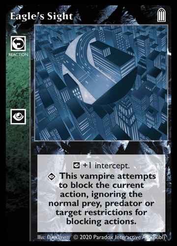 Eagle's Sight - Reaction - Vampire VTES - Picture 14 of 15