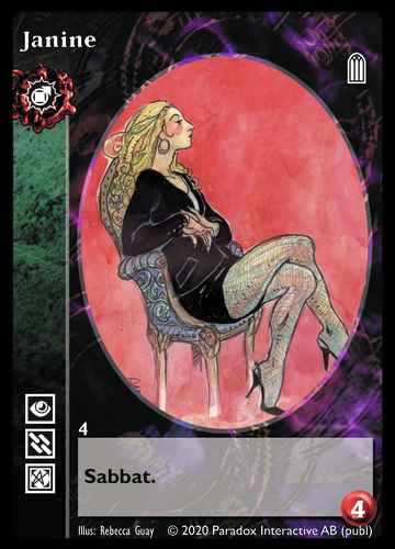 Janine - Tremere Antitribu - Vampire VTES - Imagen 7 de 8