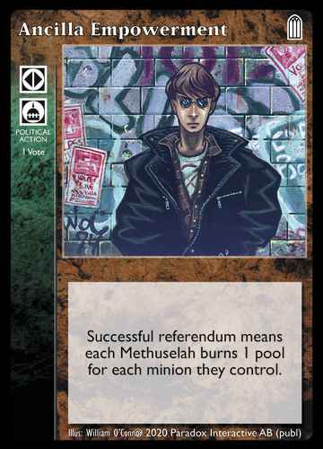 Ancilla Empowerment - Political Action - Vampire VTES - Picture 7 of 9