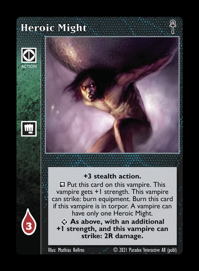 Heroic Might - Action - Vampire VTES - Imagen 4 de 4