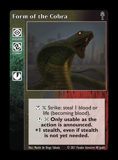 Form of the Cobra - Combo - Vampire VTES - Picture 2 of 3