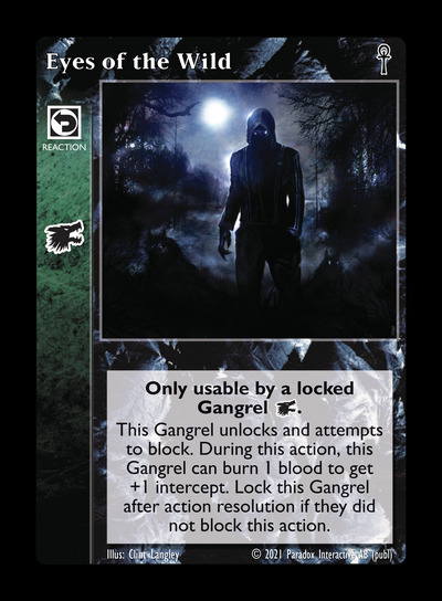 Eyes of the Wild - Reaction - Vampire VTES - Picture 8 of 9