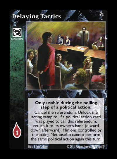 Delaying Tactics - Reaction - Vampire VTES - Picture 8 of 8