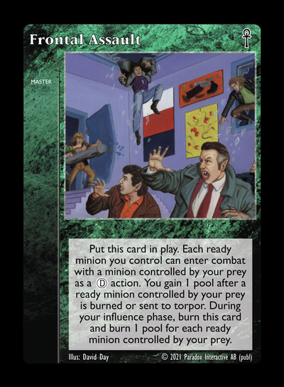 Frontal Assault - Master - Vampire VTES - Imagen 11 de 11