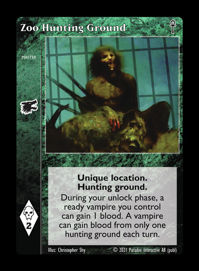 Zoo Hunting Ground - Master - Vampire VTES - Picture 6 of 6