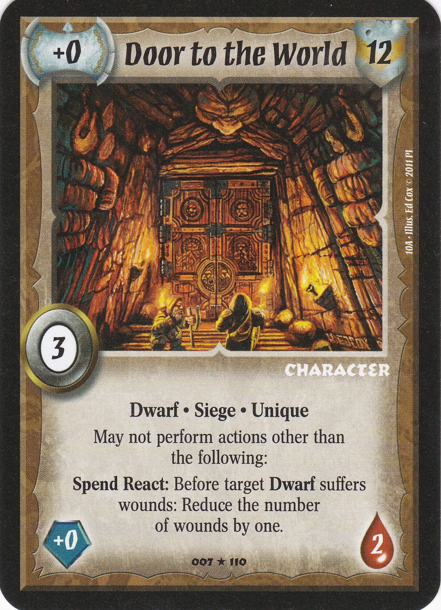Door to the World - FOIL - Dwarves - Warlord Saga of the Storm - Imagen 3 de 3