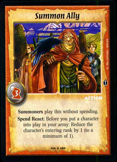 Summon Ally - FOIL - Action - Warlord Saga of the Storm - Bild 8 von 8