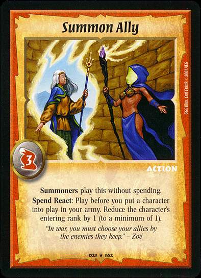 Summon Ally - FOIL - Action - Warlord Saga of the Storm - Bild 7 von 8