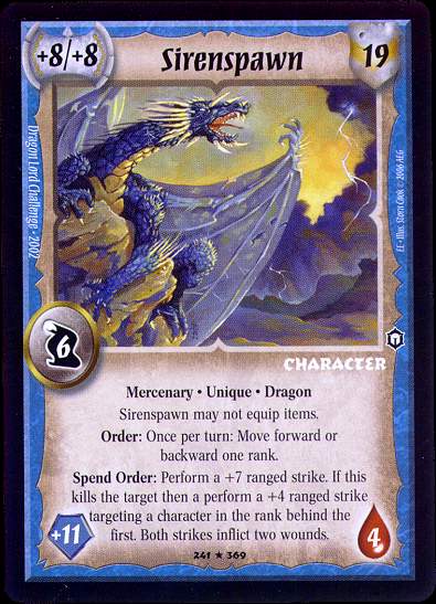 Sirenspawn - FOIL - Mercenaries - Warlord Saga of the Storm - Bild 3 von 3