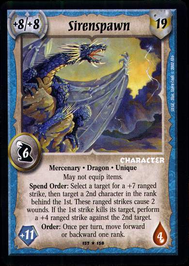 Sirenspawn - FOIL - Mercenaries - Warlord Saga of the Storm - Bild 2 von 3
