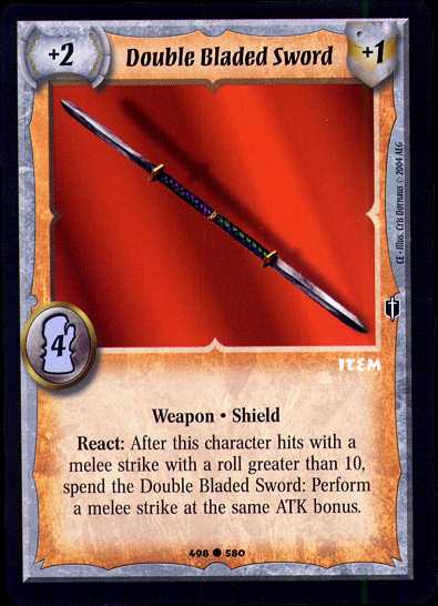Double Bladed Sword - Item - Warlord Saga of the Storm - Picture 9 of 10
