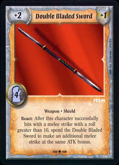 Double Bladed Sword - Item - Warlord Saga of the Storm - Picture 8 of 10